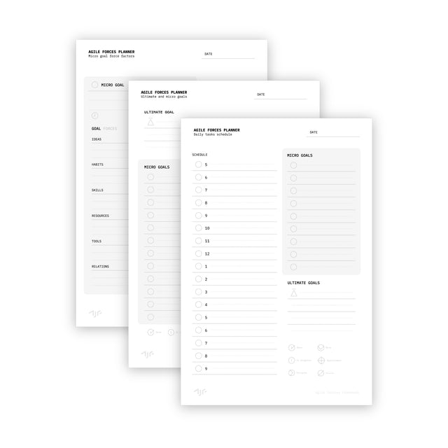 Agile Forces Planner - Hardcover