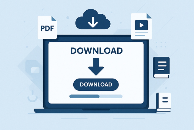 a downloadable digital product